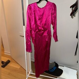 Pink Ronny Kobo midi dress